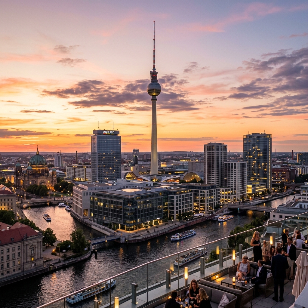 Almanya eSIM - Berlin Skyline